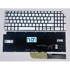 Dell Vostro 7590 7500 Notebook Klavye (Gümüş Aydınlatmalı TR)